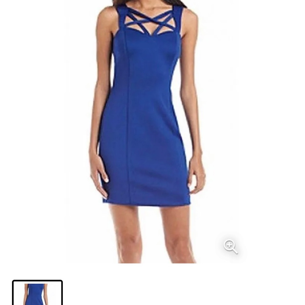 Cobalt Blue Cocktail Dress by Guess